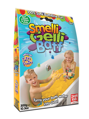 Magiczny proszek do kąpieli, Gelli Baff Smelli, Tutti Frutti, 3+, Zimpli Kids