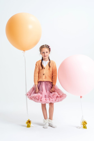 Manufaktura Falbanek spódnica j.brudny róż 1-2