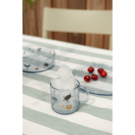 Liewood zestaw naczyń dla dzieci 100% tritan, Sea creature / Blue