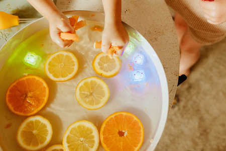 Jellystone, Tacka sensoryczna dla dzieci Play Tray 2w1Lilac, kolor fioletowy