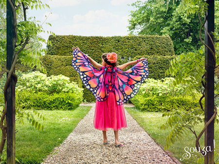 Souza! Kostium Motyl Papillon – sukienka i skrzydła motylka dla dziewczynki