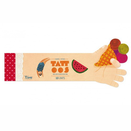 LONDJI – Tatuaże dla dzieci Lato | Zmywalne, ekologiczne tatuaże z tuszem sojowym