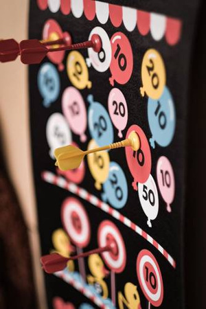 Magnetyczna gra w rzutki Wesołe miasteczko