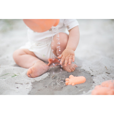 Wiaderko, konewka Scrunch Bucket - Koralowy