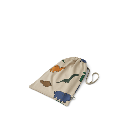 Liewood – Piżama dziecięca chłopięca w dinozaury, bawełna organiczna, długa, jesienna - 122 – wyprzedaż