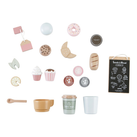 Little Dutch Kawiarenka FSC z akcesoriami 19 elementów, 3+