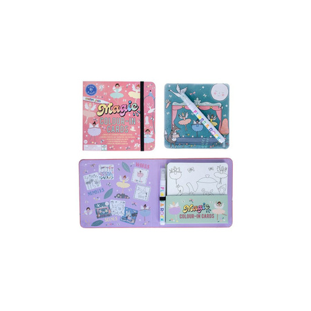 Floss&Rock Baletnice Kolorowanka wodna z pisakami 10 kart