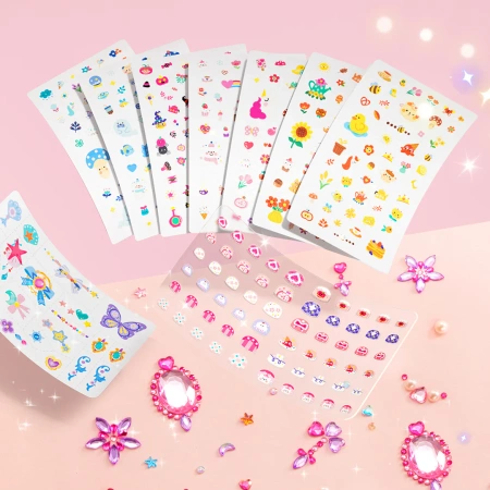 Mideer Zestaw Tatuaży i Naklejek – Ogród Elfów | Kreatywne ozdoby dla dzieci 3+