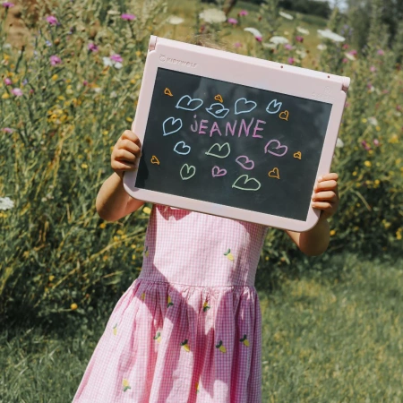 Podświetlany tablet rysunkowy +5 Kidydraw Pro Kidywolf różowy - Kreatywny zestaw do projektowania mody