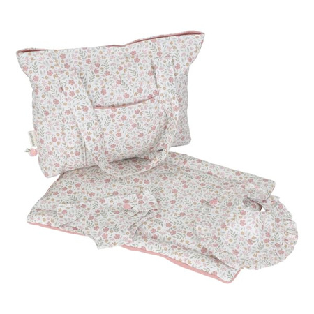 Little Dutch Torba na pieluchy i akcesoria dla lalek Soft Flowers
