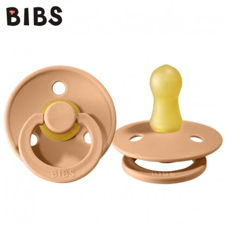 BIBS S PEACH Smoczek Uspokajający kauczuk Hevea