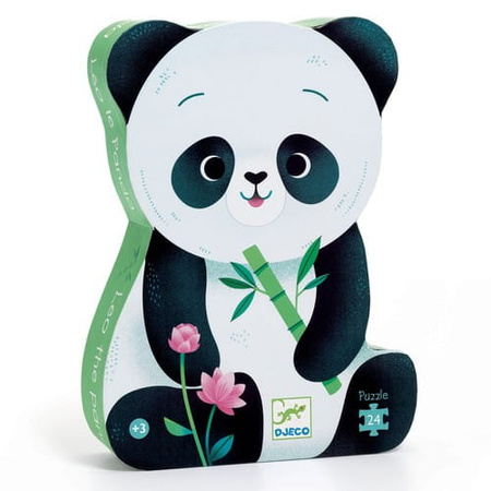 Djeco Puzzle tekturowe PANDA LEO 24 elementy