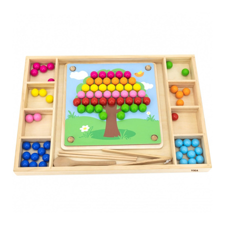 VIGA Drewniana Gra Złap i Dopasuj