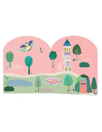 Bajkowy Świat Zestaw Naklejek Wielokrotnego Użytku Floss & Rock