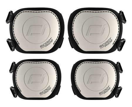 SCOOTANDRIDE Zestaw ochraniaczy dla dzieci XXS Ash