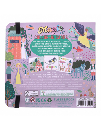 Floss & Rock Kolorowanka wodna Bajkowy Świat 10 magicznych kart