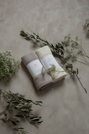 My Memi Bambusowy otulacz / lekki kocyk z jonami srebra 100x100 light grey