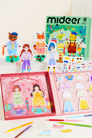 mideer Kolorowanka przebieranka – Przyjaciółki