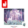 Janod Puzzle w walizce Jednorożce 54 elementy 5+
