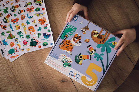 Janod Zestaw kreatywny Naklejki i ozdoby My arts &