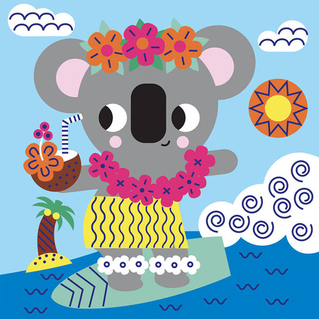 Multizestaw kreatywny 4-latka My arts & crafts 4+, Janod