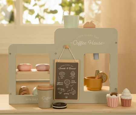 Little Dutch Kawiarenka FSC z akcesoriami 19 elementów, 3+