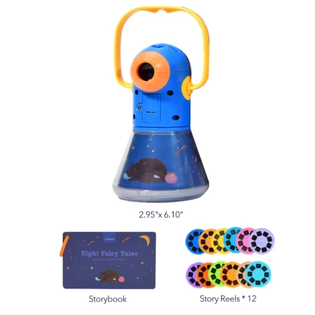 mideer Projektor bajek zawiera 12 bajek