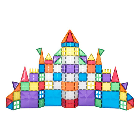 Cleverclixx – Klocki magnetyczne Inventive Pack Intense 110 el. + 15 el. brokatowych GRATIS