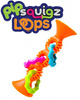 Fat Brain Toys Bobo Przyssawki Grzechotka Pomarańczowa. PipSquigz Loops