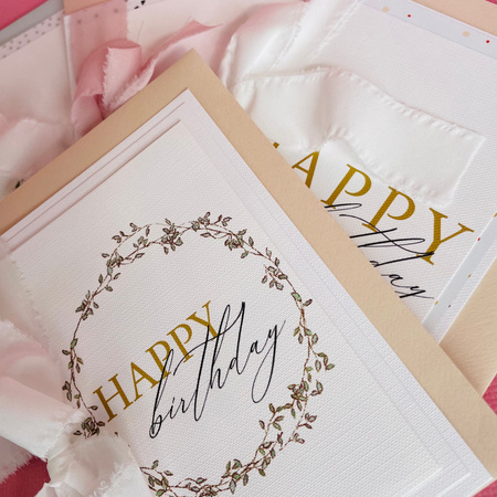 Kartka urodzinowa Happy Birthday, Pisz i Pakuj