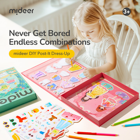 mideer Kolorowanka przebieranka – Przyjaciółki