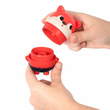 B.toys Squish & Splash – zestaw trzech rozkręcanych sikawek - zestaw ze słonikiem