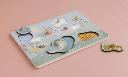 Little Dutch Puzzle sensoryczne Flowers & Butterflies