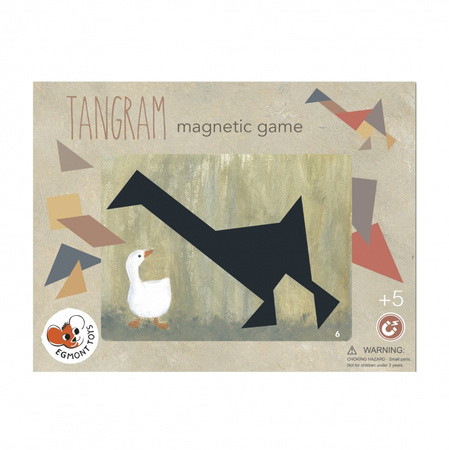 Egmont Toys – Gra magnetyczna Tangram - Logiczna układanka edukacyjna dla dzieci