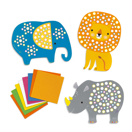 Djeco Mozaiki dla maluchów DŻUNGLA