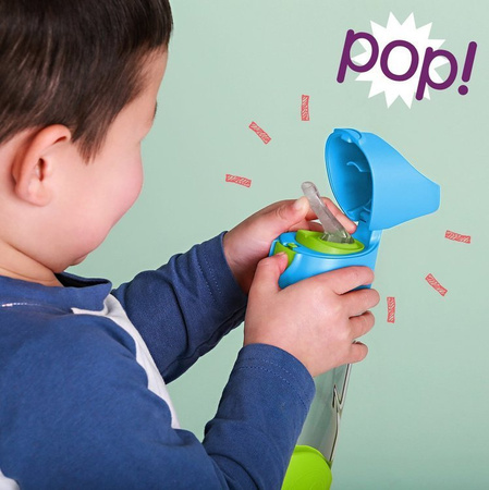 Butelka tritanowa ze słomką 450 ml, Lilac Pop