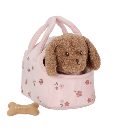 Little Dutch Pies Jackie w torbie – przytulanka z kostką magnetyczną i torbą transportową dla dzieci 12m+