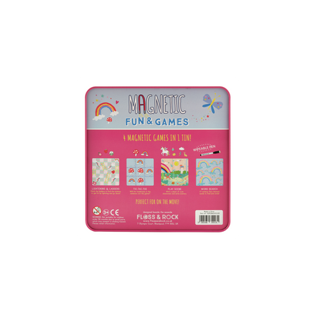 Floss & Rock Tęczowe Wróżki Zestaw Magnetycznych Gier i Zabaw 4