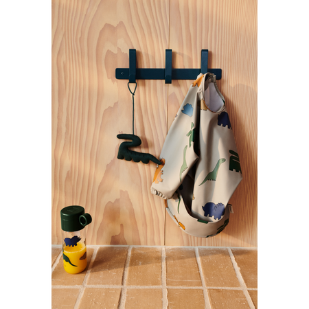 Liewood butelka, bidon tritanowy, odporna, bezpieczna, silikonowy ustnik Dinosaurs / Mist