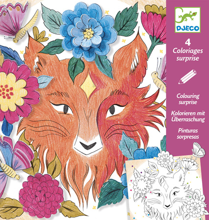 Djeco Kolorowanka z niespodzianką LEŚNI PRZYJACIELE