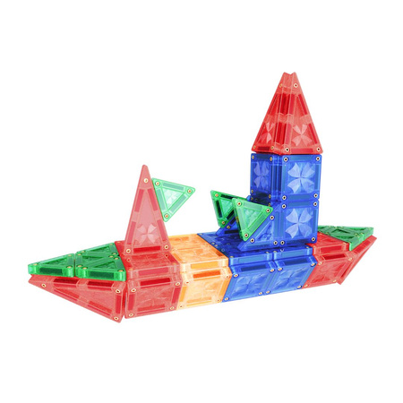 Cleverclixx - Klocki magnetyczne Mini Tiles Pack Intense - 28 el.