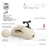SCOOTANDRIDE Ewolucyjny jeździk pchacz 3w1 sand