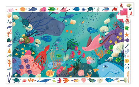 Djeco Puzzle - obserwacja OCEAN 54 elementy