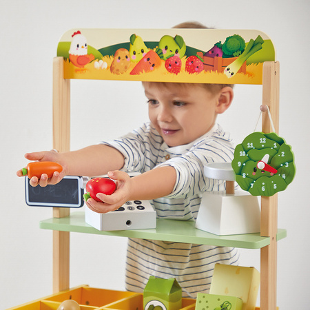 Janod Duży sklep warzywniak Farma +3