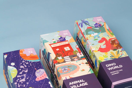 mierEdu Puzzle progresywne - Opowiadaj historie - Poziom 5 (4+)