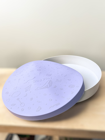 Jellystone, Tacka sensoryczna dla dzieci Play Tray 2w1Lilac, kolor fioletowy