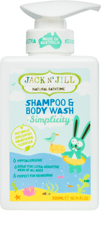 Jack N'Jill, Szampon i Żel do Kąpieli, Simplicity