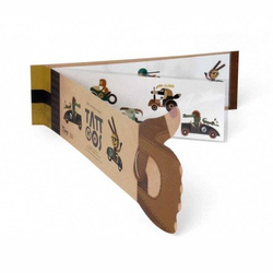 LONDJI – Tatuaże dla dzieci Wyścig | Zmywalne, ekologiczne tatuaże z tuszem sojowym