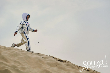 Souza! Kostium Kombinezon Astronauty Srebrny dla dzieci