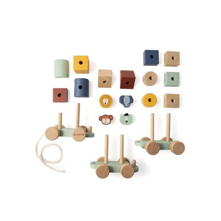 Animals Train drewniany pociąg